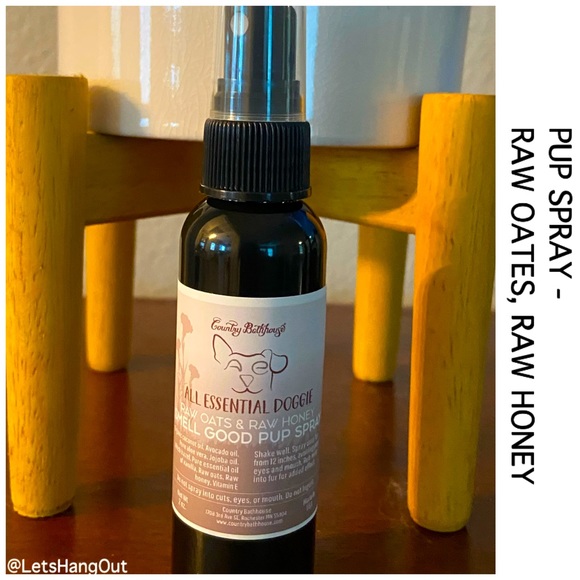 CLEARANCE- Country Bathhouse Pup Spray - Raw Oats,Raw Honey - Picture 3 of 5